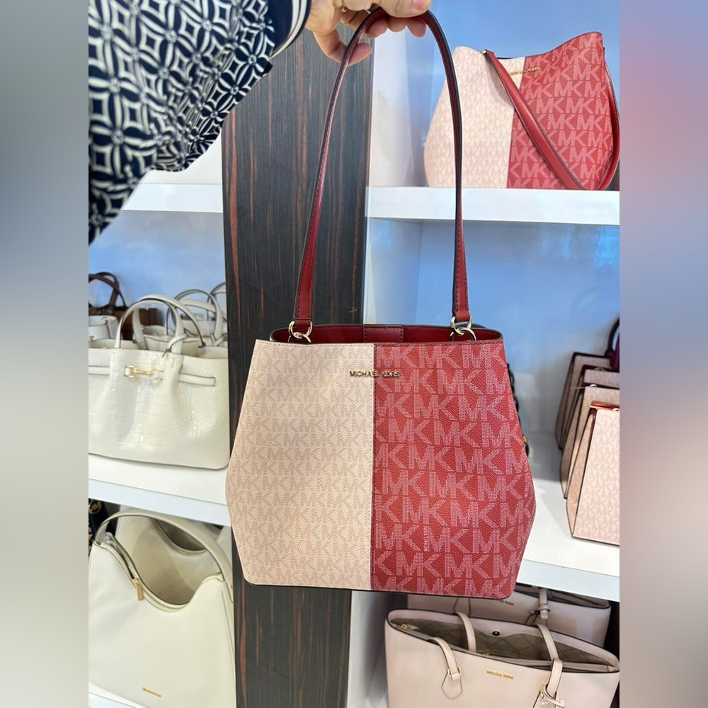 Michael Kors Pratt Cherry  Shoulder Bag